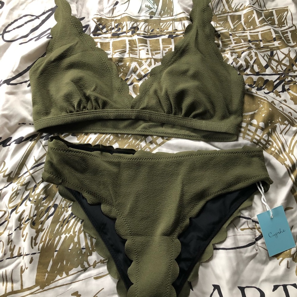 Olive Green Cupshe Bikini